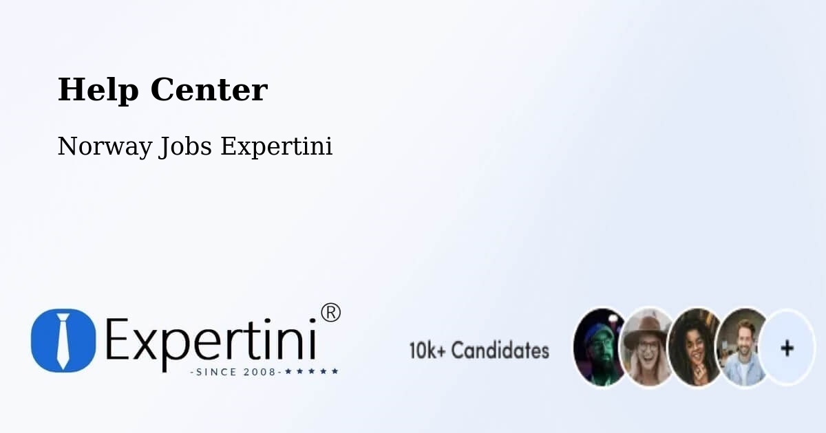Help Center – Sel - Norway Jobs Expertini
